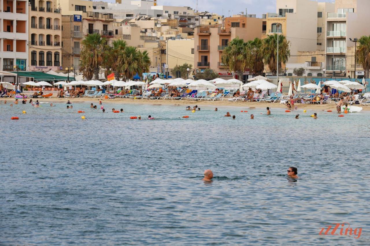 Luxurious Duplex Seafront Apt W Amazing Sea Views Birżebbuġa Bagian luar foto