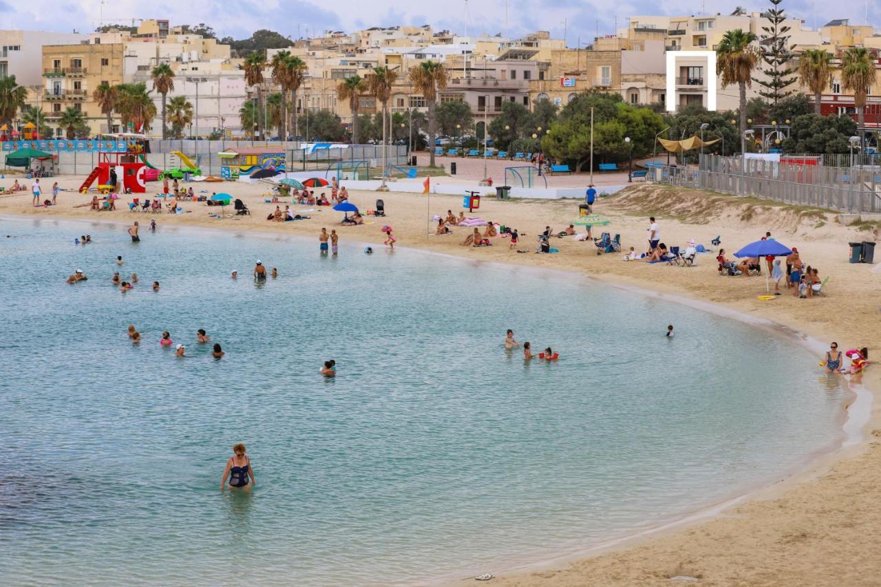 Luxurious Duplex Seafront Apt W Amazing Sea Views Birżebbuġa Bagian luar foto